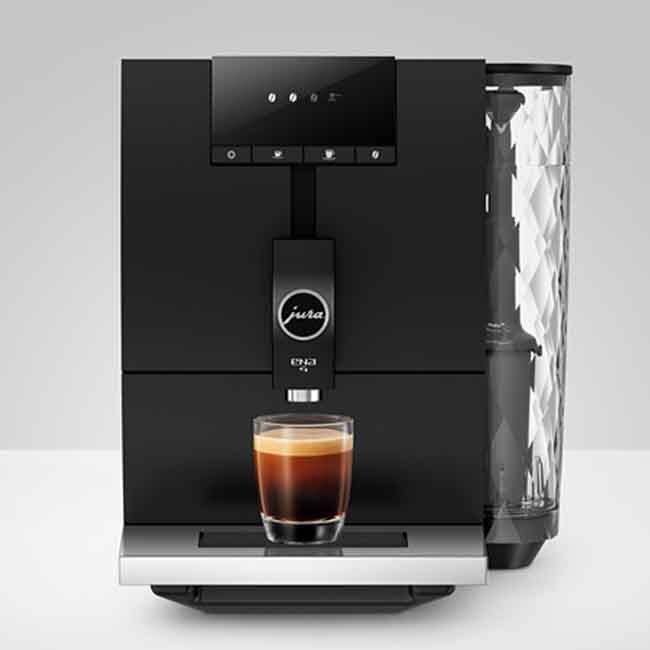 Jura ENA 4 Automatic Coffee Center - Metropolitan Black - alternate front