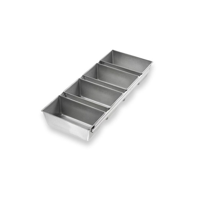 USA Pan Commercial Strapped Mini Loaf Pan Set