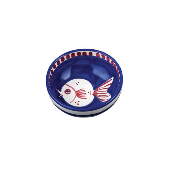 Vietri Campagna Olive Oil/Condiment Bowl - Pesce