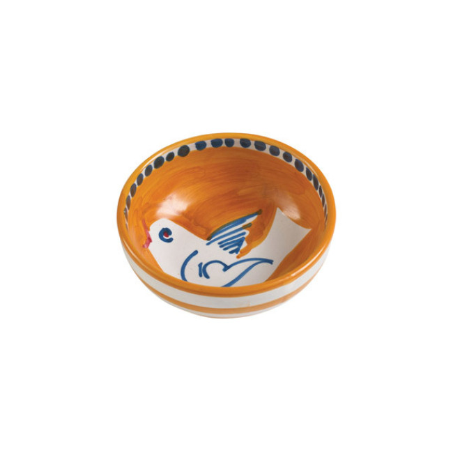 Vietri Campagna Olive Oil/Condiment Bowl - Uccello