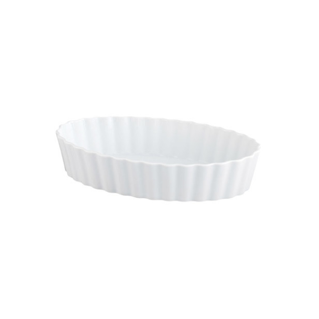 White Oval Creme Brûlée Dish