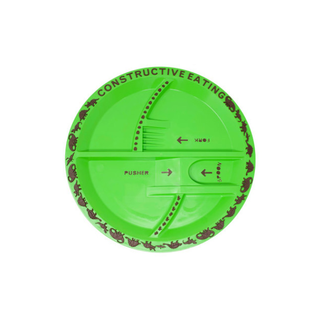 Product Kids Constructive Eating Dinosaur Plate