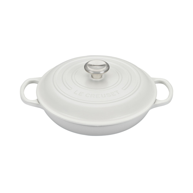 Product Le Creuset 2.25 Qt Braiser | White