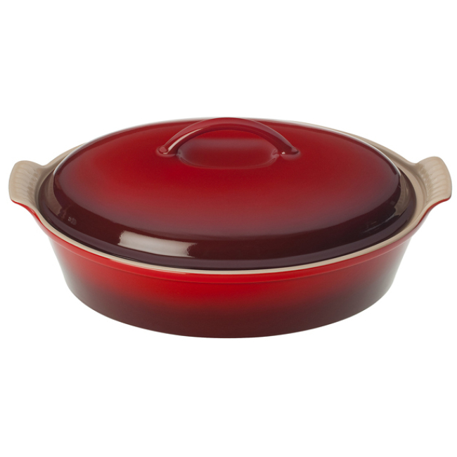 Le Creuset Heritage 4 Qt. Covered Casserole - Cerise