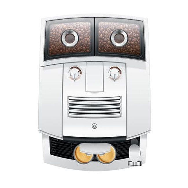 Jura J8 twin Automatic Coffee Center | Diamond White