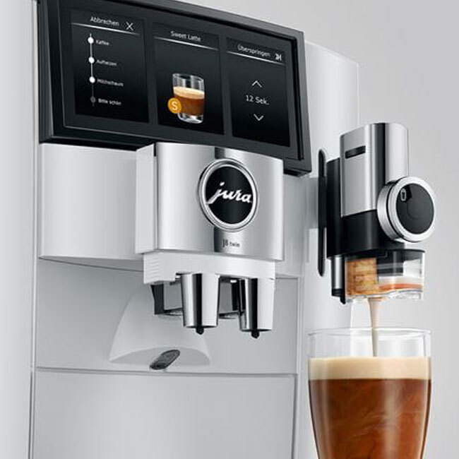 Jura J8 twin Automatic Coffee Center | Diamond White