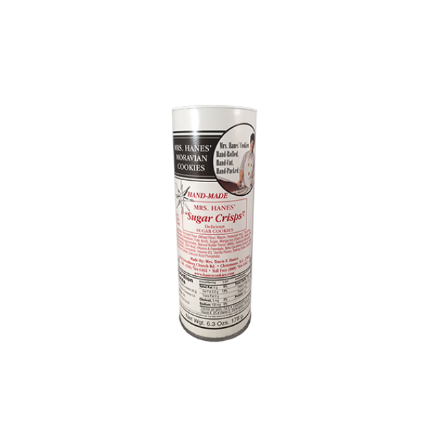 Product Mrs. Hanes Sugar Crisps Moravian Cookie Tube