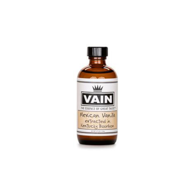 Product Vain Mexican Vanilla extracted in Kentucky Bourbon
