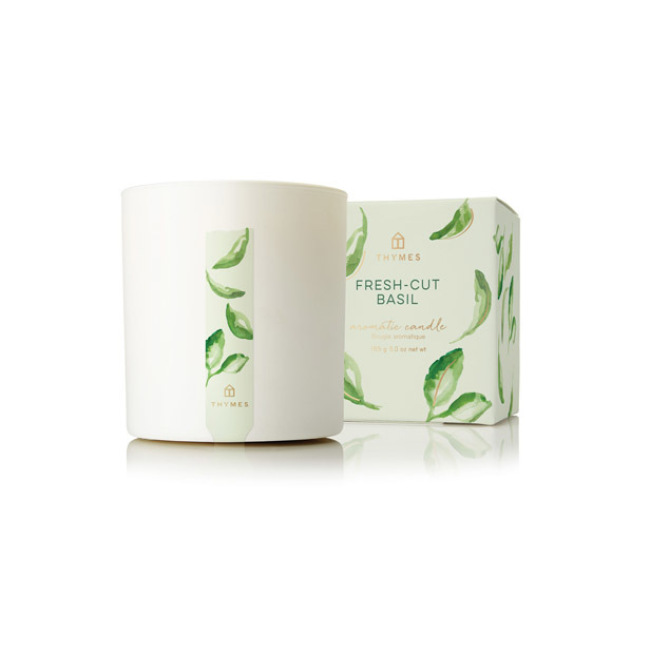 THYMES Fresh-Cut Basil Poured Candle