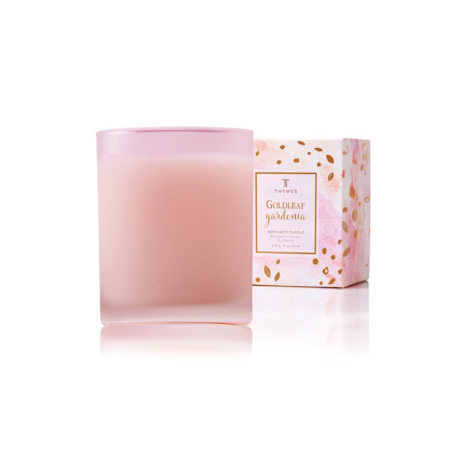 THYMES Goldleaf Gardenia Poured Candle