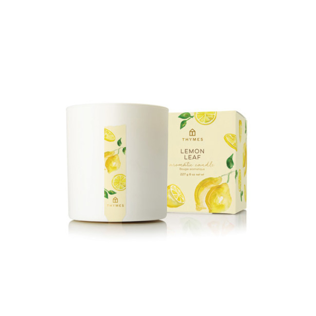 THYMES Lemon Leaf Poured Candle