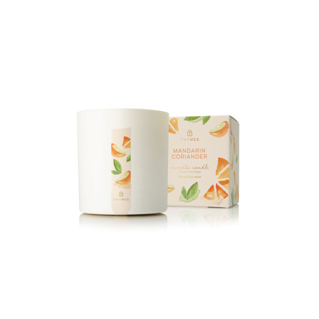 THYMES Mandarin Coriander Poured Candle