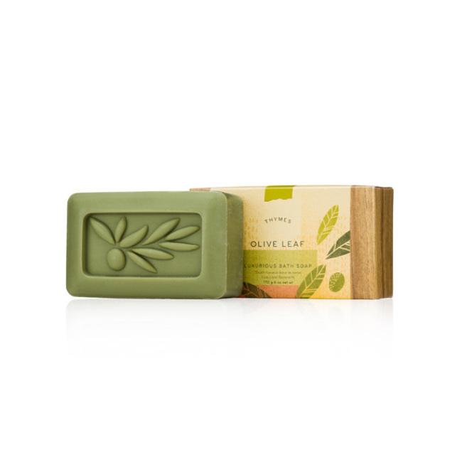 THYMES Olive Leaf Bar Soap