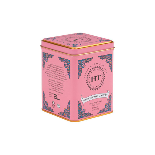 Product Harney & Sons Green Tea with Coconut Tea Sachets