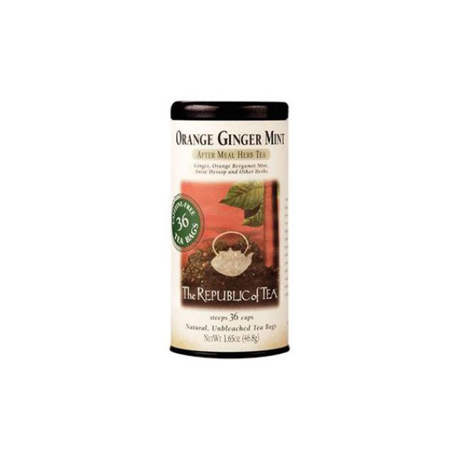 Product The Republic of Tea Orange Ginger Mint Herbal Tea Bags