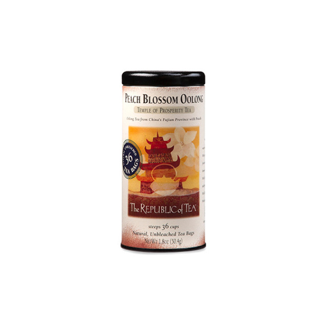 Product The Republic of Tea Peach Blossom Oolong Tea Bags