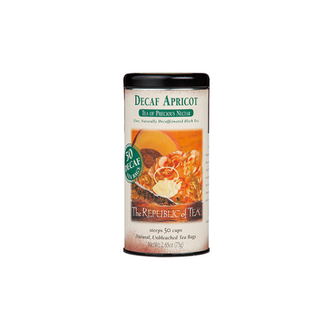 The Republic of Tea Decaf Apricot Black Tea Bags