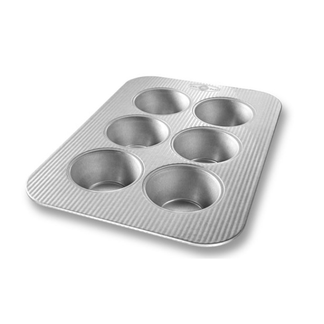 USA Pan Commercial Texas 6-Cup Muffin Pan