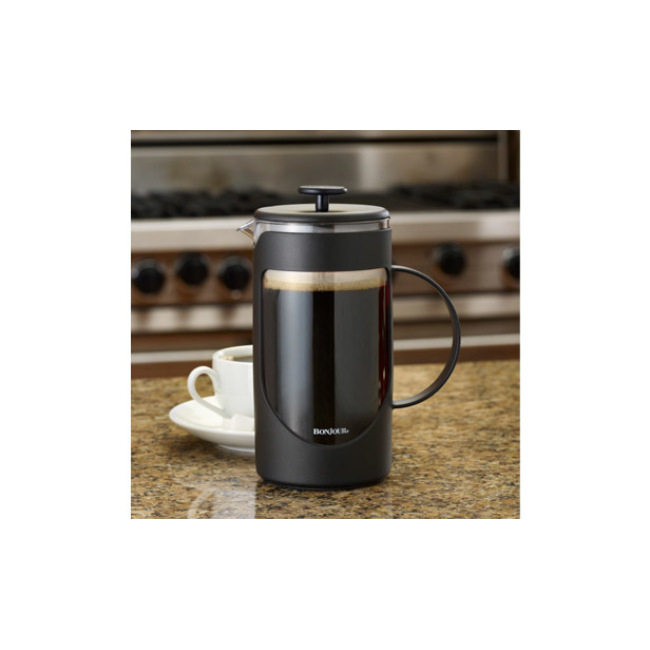 BonJour 8-Cup Ami Matin French Press, Black 1