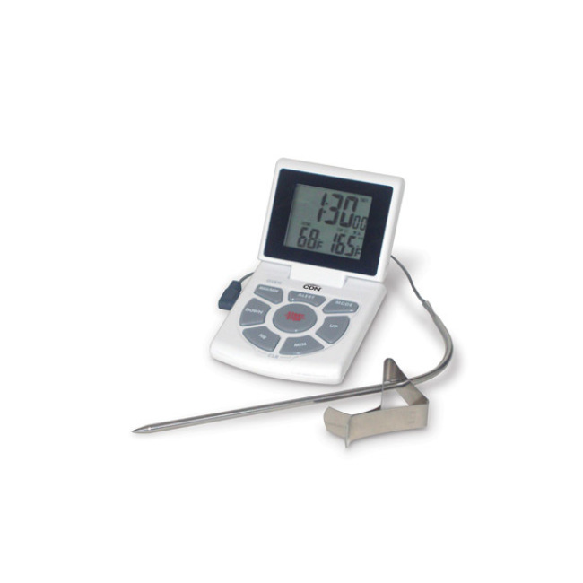 CDN Combo Probe Thermometer, Timer & Clock | White