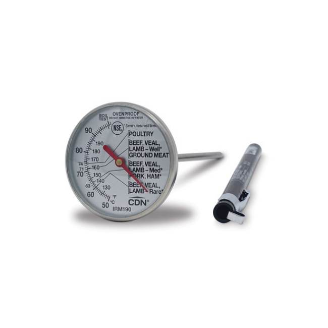 CDN ProAccurate Oven Thermometer, Pack of 1, Black