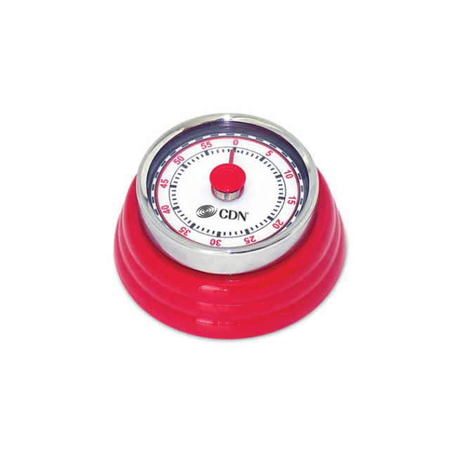 Product CDN Compact Mechanical Timer - Red