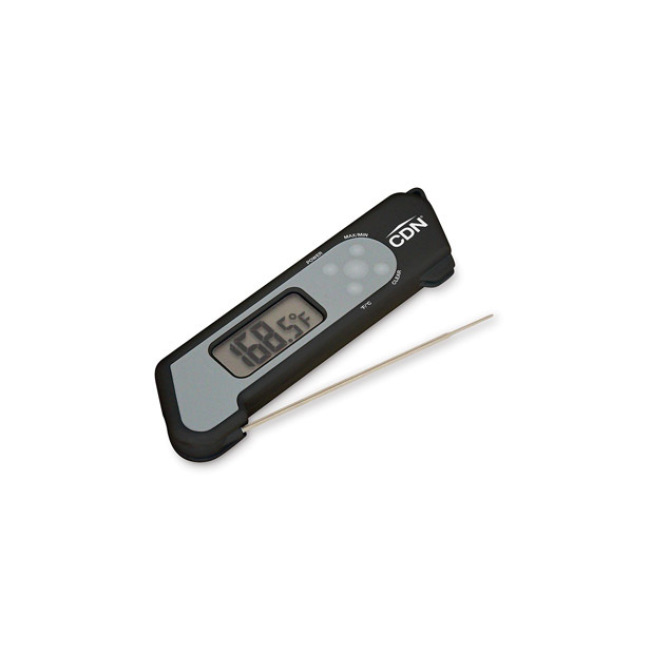 Product CDN Folding Thermocouple Thermometer - Black