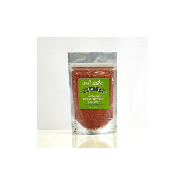 Product SALT Sisters Red Sunset Ka'nani Hawaiian Sea Salt, Fine Grain