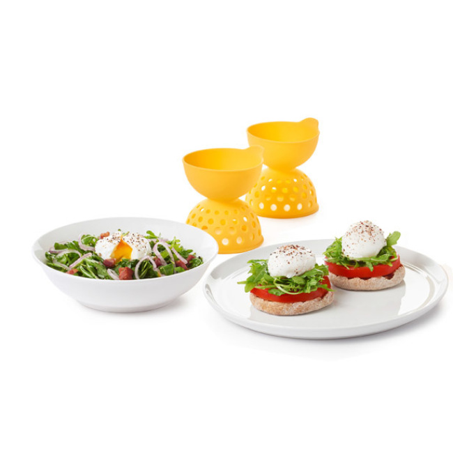 OXO Good Grips 2-Piece Silicone Egg Poacher Set 2