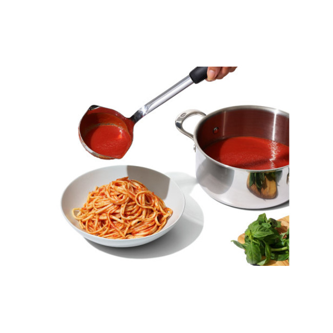 OXO Good Grips Ladle  Turkey noodle soup, Stainless steel ladle