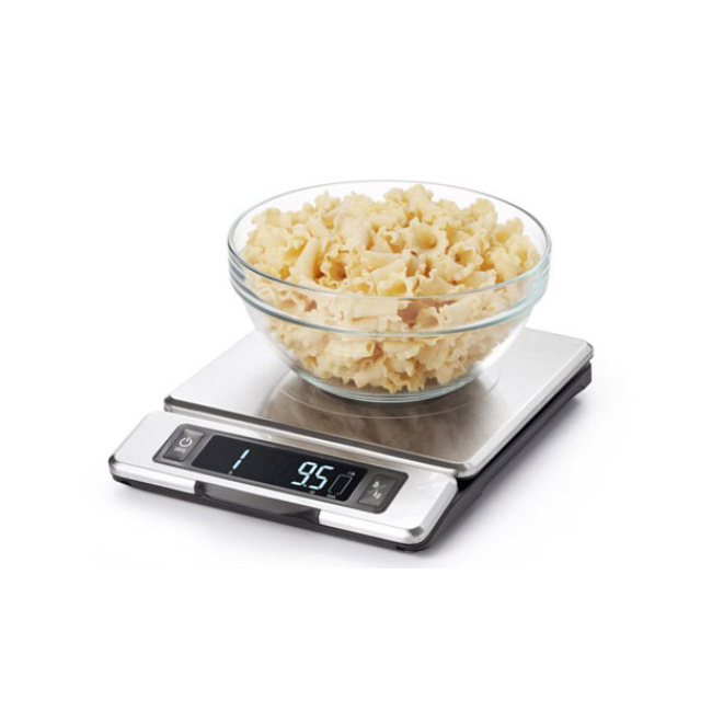 OXO Good Grips 11-lb Stainless Steel Food Scale 2