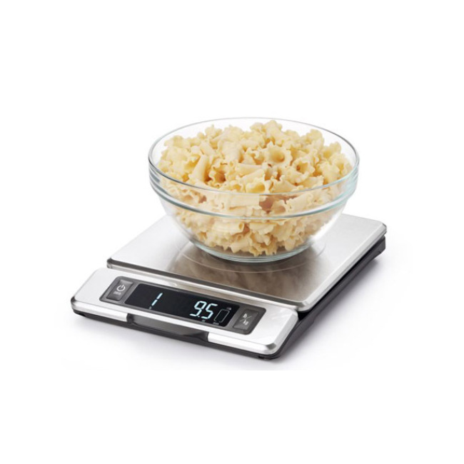 OXO Good Grips 11-lb Stainless Steel Food Scale 2