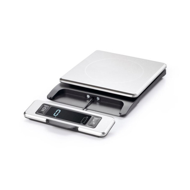OXO Good Grips 11-lb Stainless Steel Food Scale 3