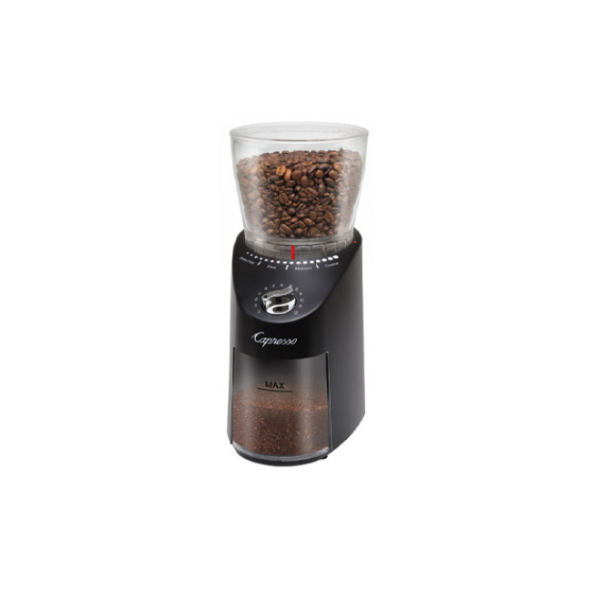 Capresso Infinity Plus Conical Burr Grinder, Black