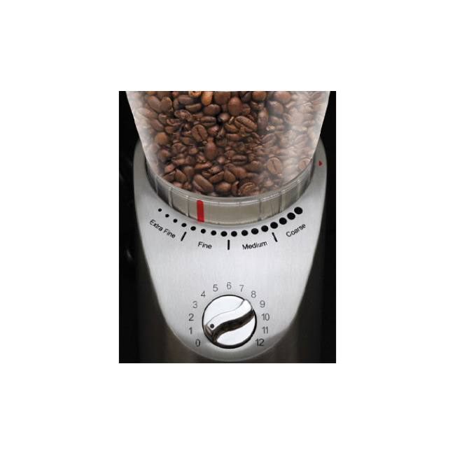 Capresso Die Cast Infinity Plus Conical Burr Grinder, Stainless Steel 2