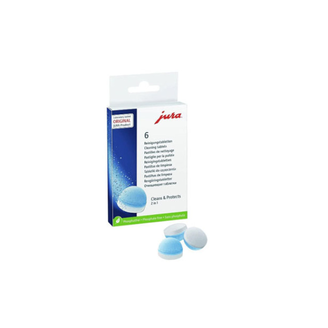 Jura 2-Phase Cleaning Tablets, 6 Pack
