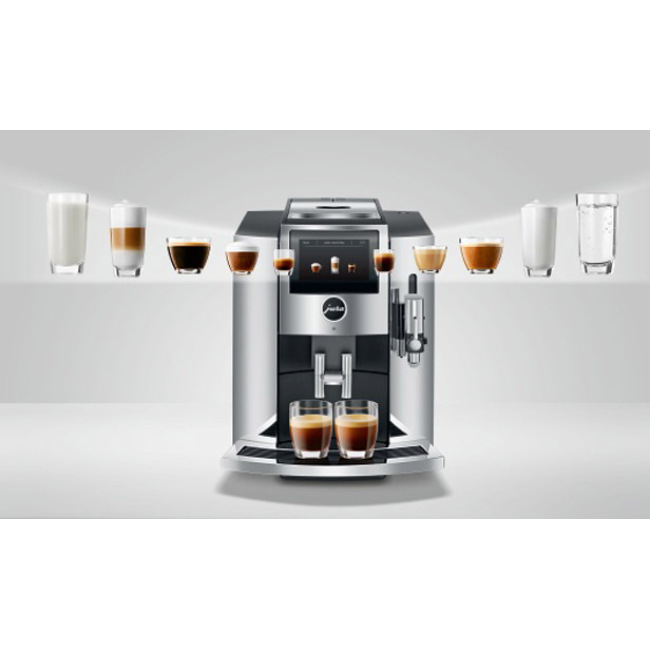 Jura S8 Automatic Coffee Center - Chrome - Multi-Beverage