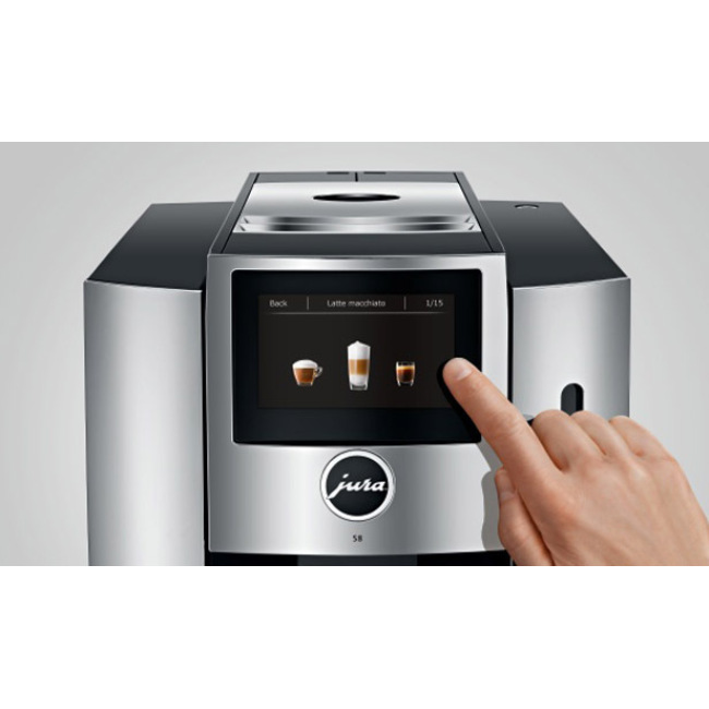 Jura S8 Automatic Coffee Center - Chrome - Selection Panel