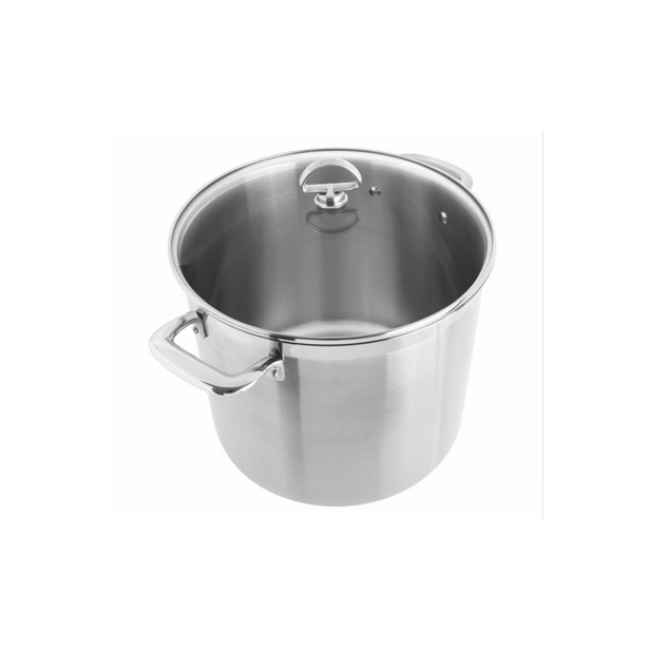 Chantal Induction 21 Stainless Steel Stockpot with Lid (12 Qt.)