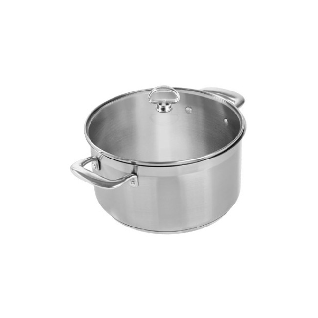 Chantal Induction 21 Stainless Steel Casserole with Lid (6 Qt.)