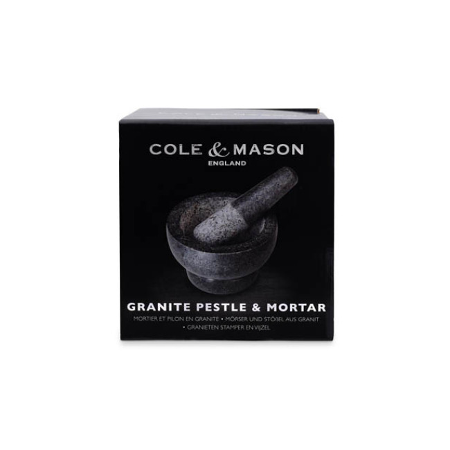 Cole & Mason Black Granite Mortar & Pestle