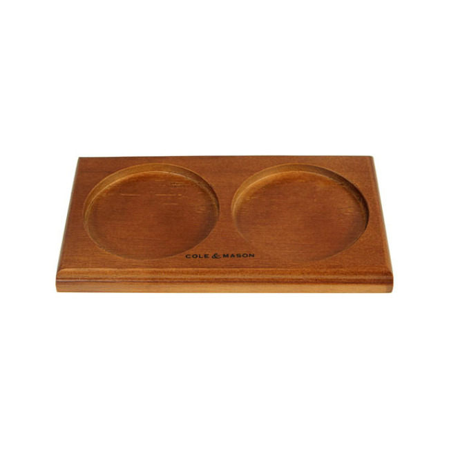 Cole & Mason Wooden Salt and Pepper Mill Tray	 1