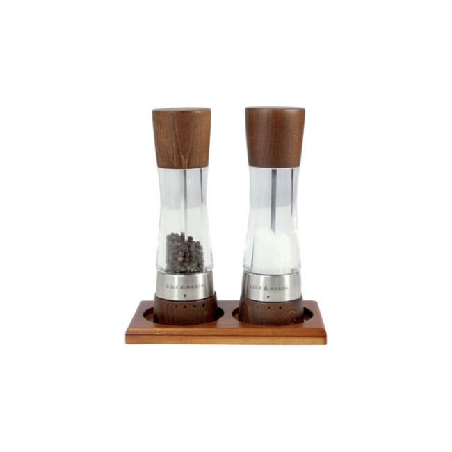 Cole & Mason Wooden Salt and Pepper Mill Tray	 2