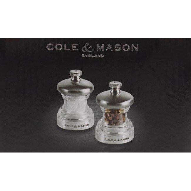 Cole & Mason Button Mini Salt and Pepper Mill Set