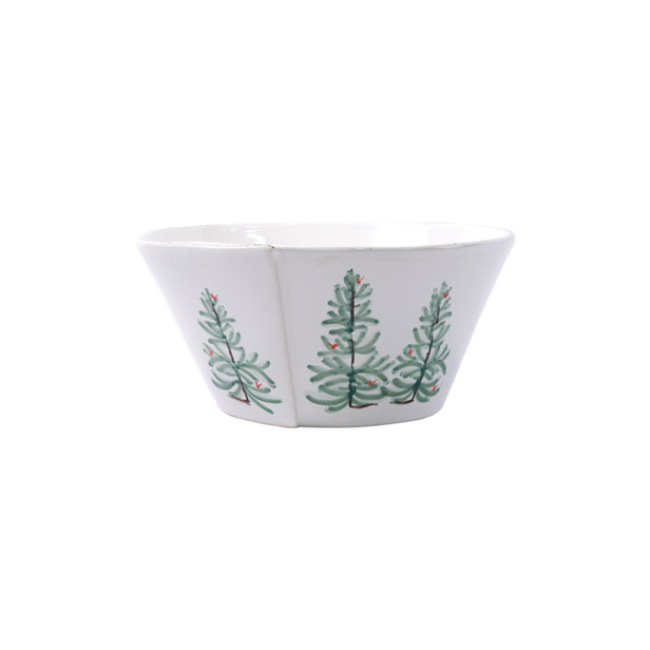 Vietri Lastra Holiday Large Stacking Serving Bowl