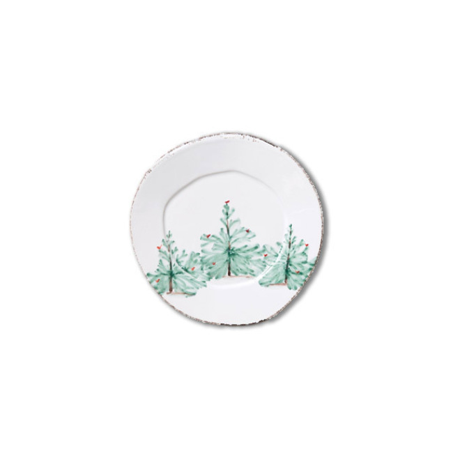Product Vietri Lastra Holiday Salad Plate