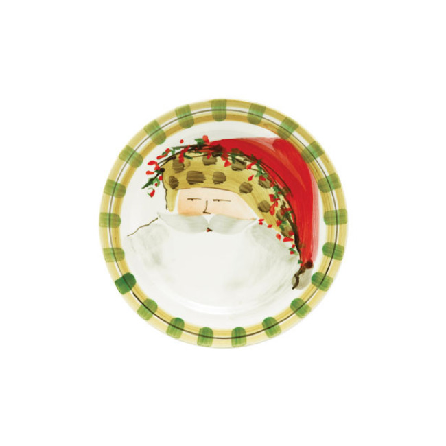 Vietri Old St. Nick Dinner Plate - Animal Hat