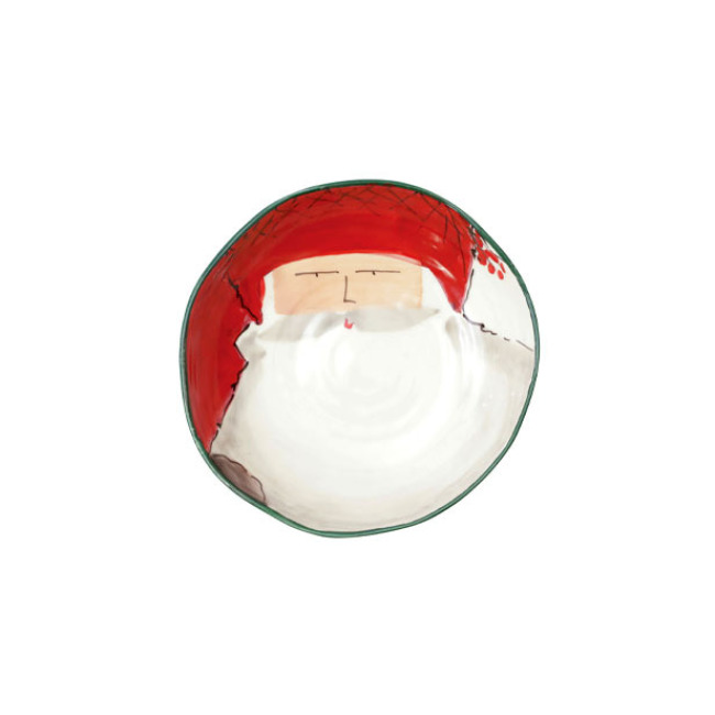 Product Vietri Old St. Nick Pasta Bowl - Red Hat