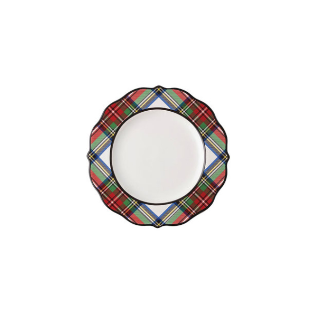 Juliska Stewart Tartan Salad/Dessert Plate