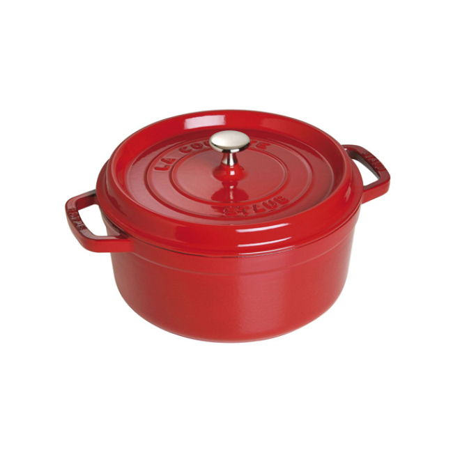 Staub 4-pc Cast Iron Stackable Set Cherry | Cozymeal